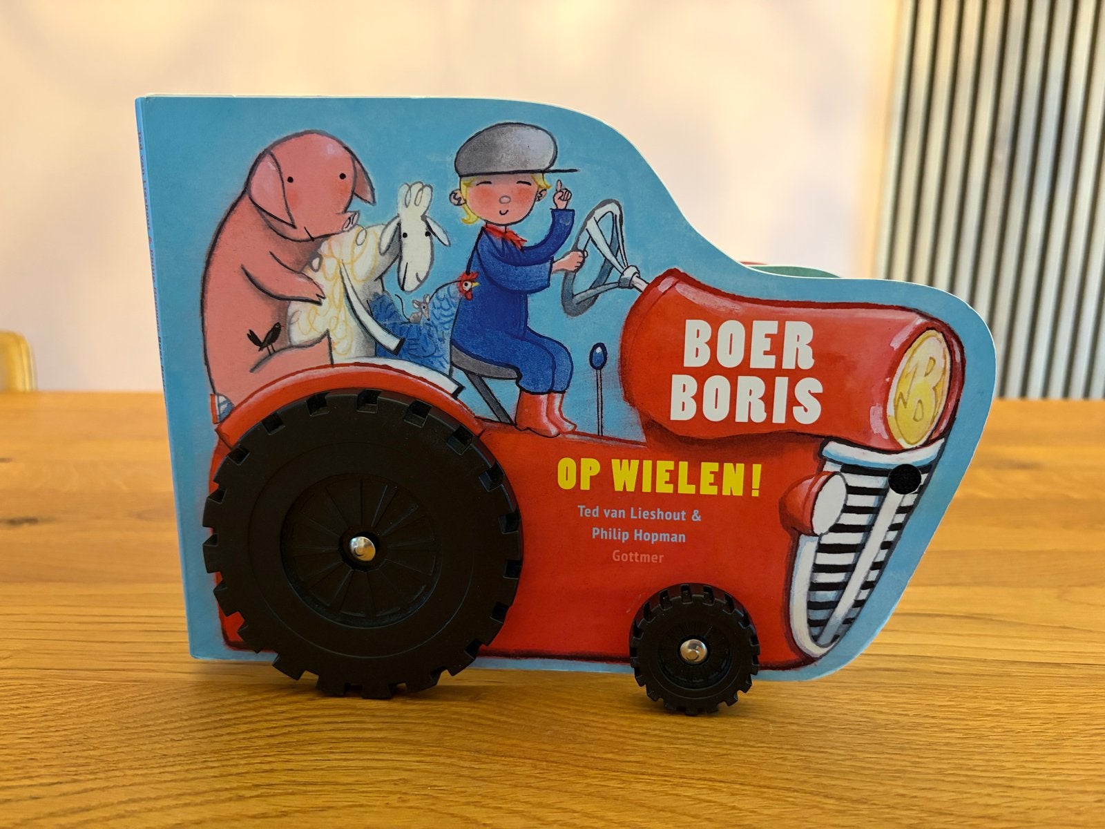Boer Boris op Wielen - Interactief Prentenboek, Boeken, Ophalen of Verzenden, Zo goed als nieuw, Fictie algemeen