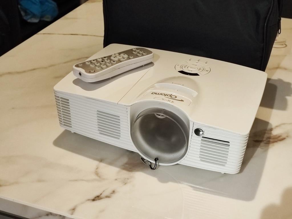 Optoma GT1080, Full HD short throw beamer, 1080p., Ophalen, Zo goed als nieuw, DLP, Full HD (1080)