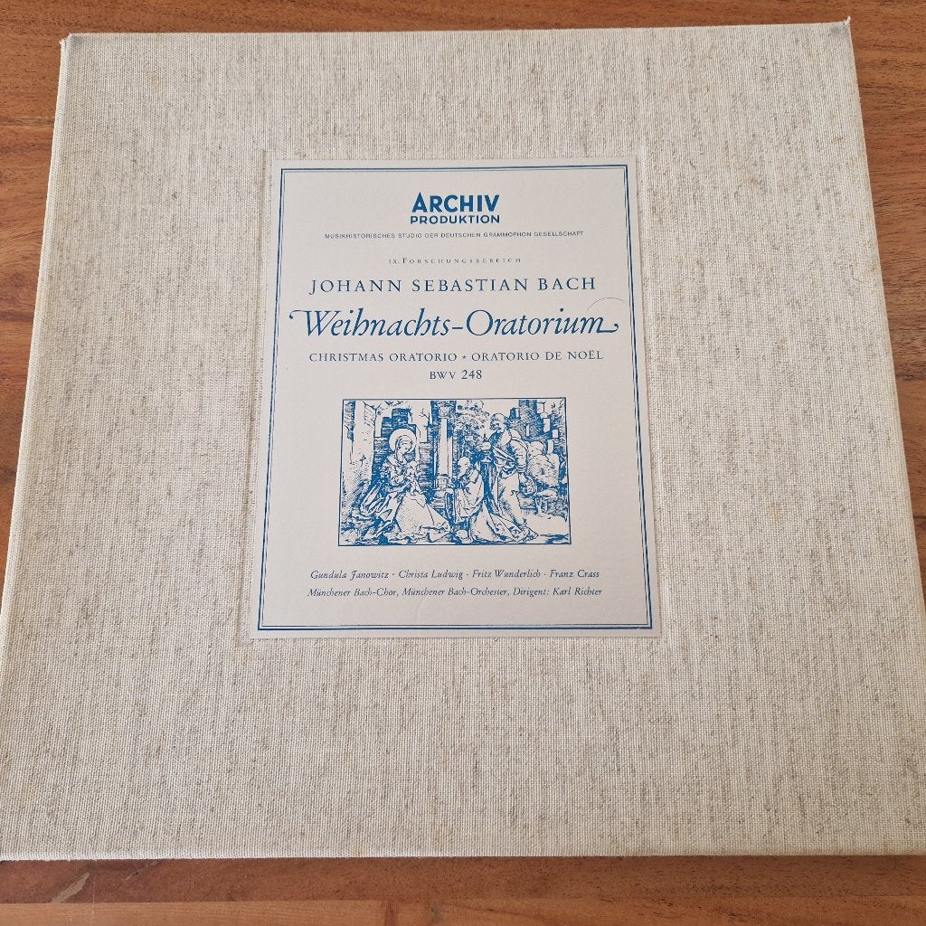 Bach: Weihnachts-Oratorium — Archiv Produktion box set, Boxset, Overige formaten, Ophalen of Verzenden, Zo goed als nieuw