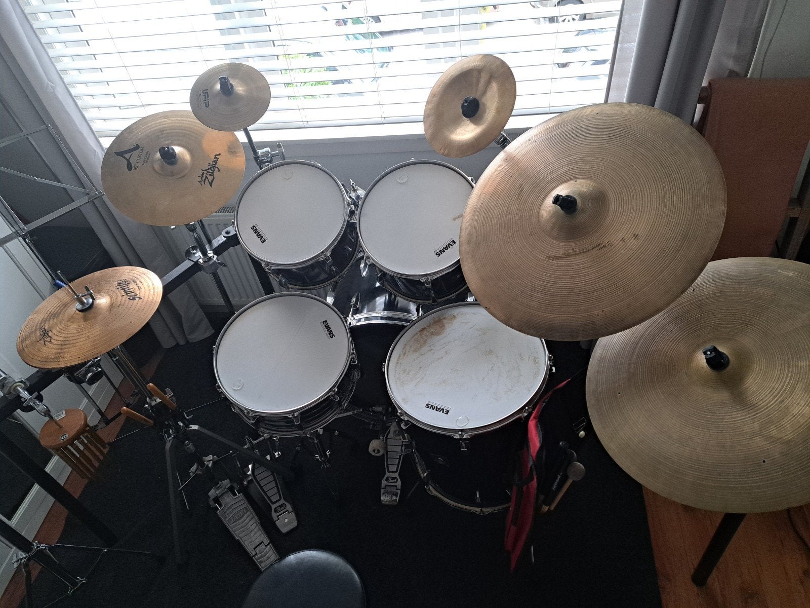 TAMA Swingstar Drumstel met rack doe een leuk bod., Muziek en Instrumenten, Ophalen, Gebruikt, Tama