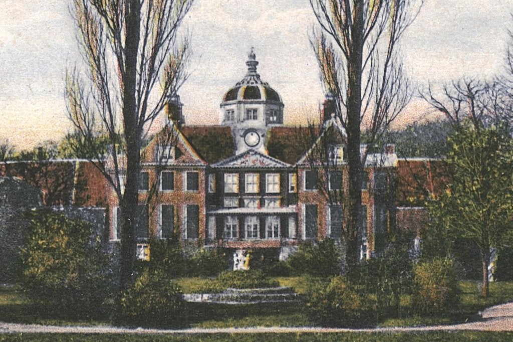 939696 s Gravenhage Huis ten Bosch 1908 Gelopen met zegel, Ophalen of Verzenden, Voor 1920, Gelopen, Zuid-Holland
