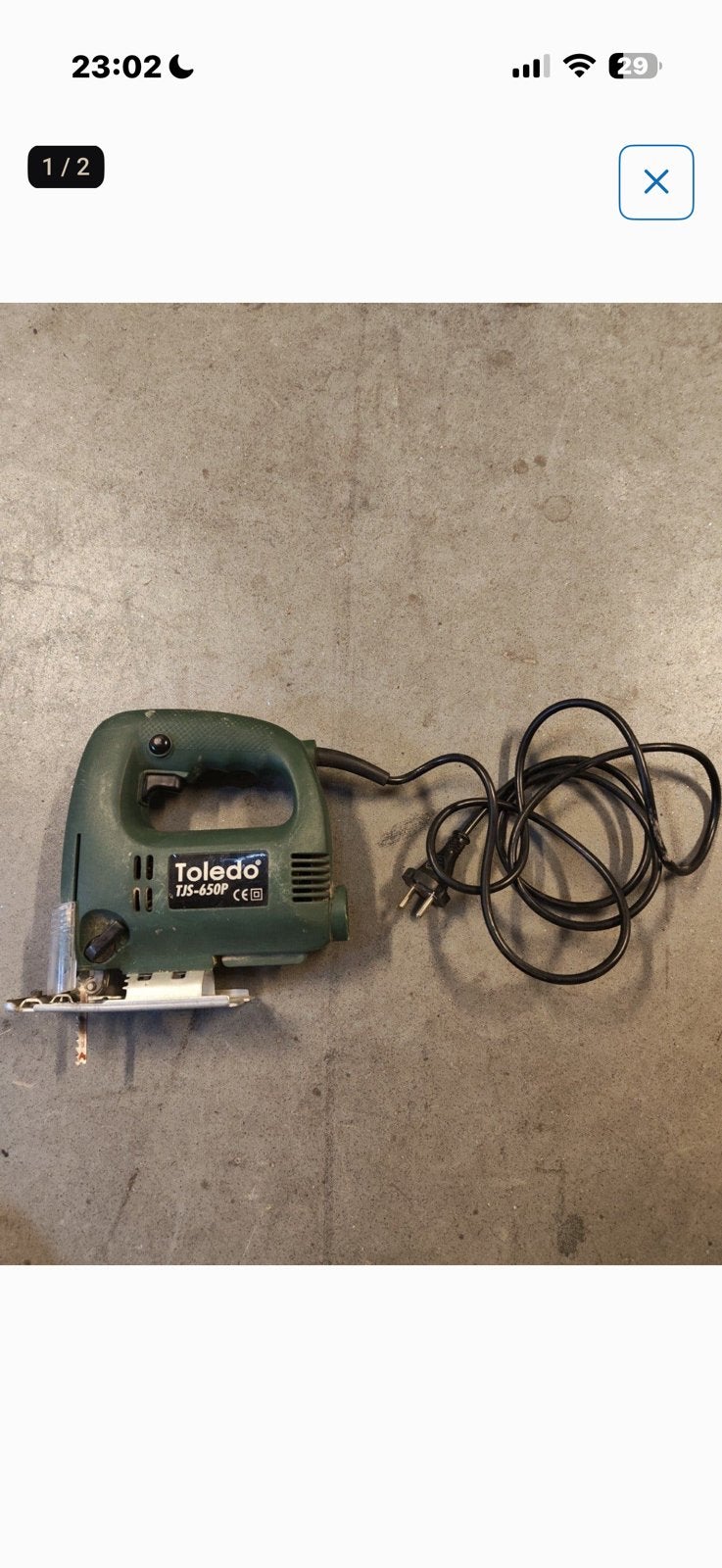Toledo TJS-650P Decoupeerzaag, Doe-het-zelf en Verbouw, Ophalen, Gebruikt, Decoupeerzaag, 600 tot 1200 watt