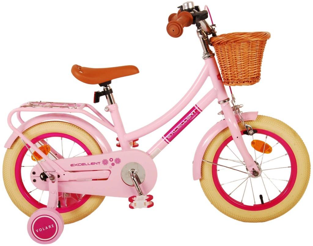 FIETSMASTER Volare Excellent Kinderfiets - Meisjes - 14 inch, Zijwieltjes, Nieuw, Minder dan 16 inch, Volare