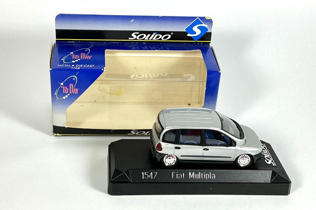 Solido 1:43 #1547 diecast Fiat Multipla (1998) NIEUW, Hobby en Vrije tijd, Modelauto's | 1:43, Ophalen of Verzenden, Nieuw, Auto