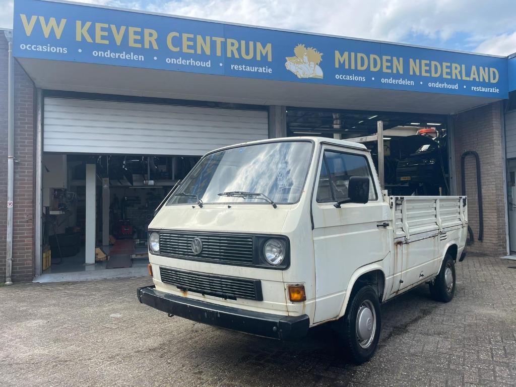 Volkswagen T25 Enkele Cabine Pick-up 1.9 benzine 5 bak, Auto's, Overige carrosserieën, Wit, Bedrijf, Handgeschakeld