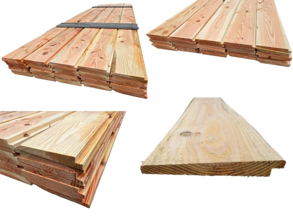 Douglas Zweeds Rabat 18 cm breed – Diverse partijen, Doe-het-zelf en Verbouw, Hout en Planken, Ophalen, Minder dan 25 mm, Nieuw