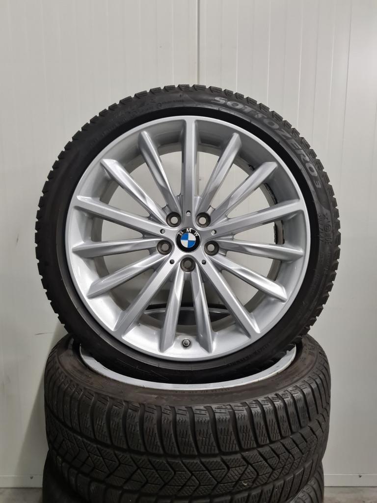 19' BMW 5 Serie G30 G31 Styling 633 met winterbanden BTW