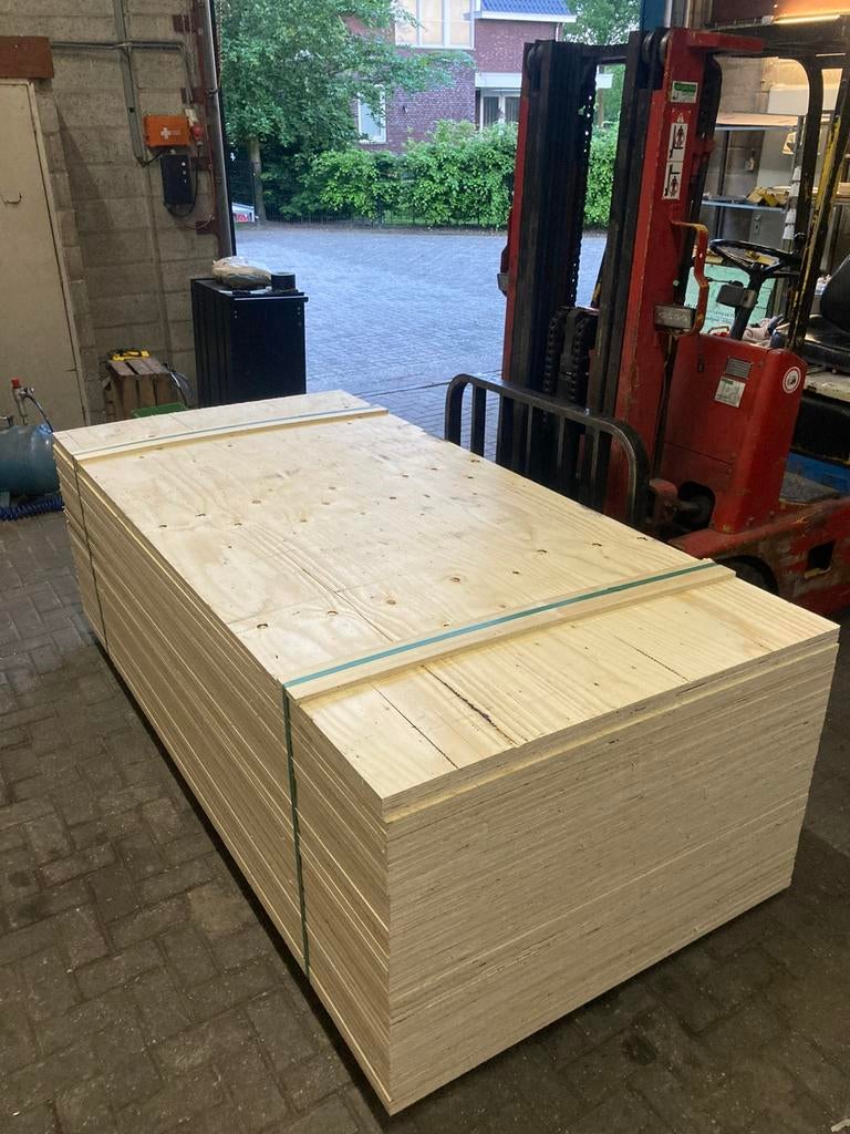 €16 per PLAAT: Underlayment 18mm (ook 15mm 21mm) B-keus, Ophalen, Overige materialen, Minder dan 20 mm, Nieuw