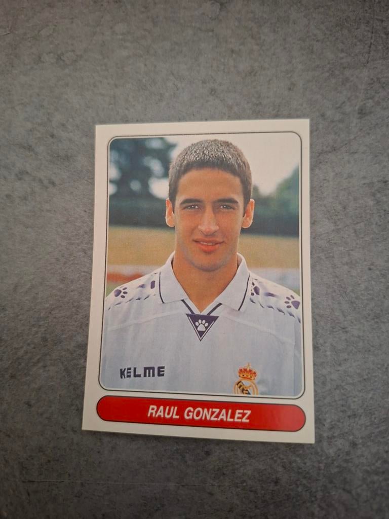 Panini European Football Stars. Raul Gonzalez Real Madrid., Verzenden, Zo goed als nieuw, Sticker
