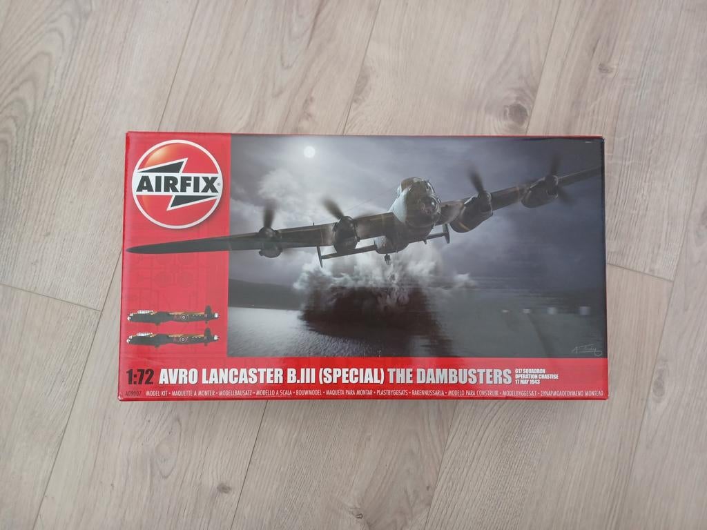 Airfix 1/72 Avro Lancaster B.lll incl. extra's., Hobby en Vrije tijd, Modelbouw | Vliegtuigen en Helikopters, Ophalen of Verzenden