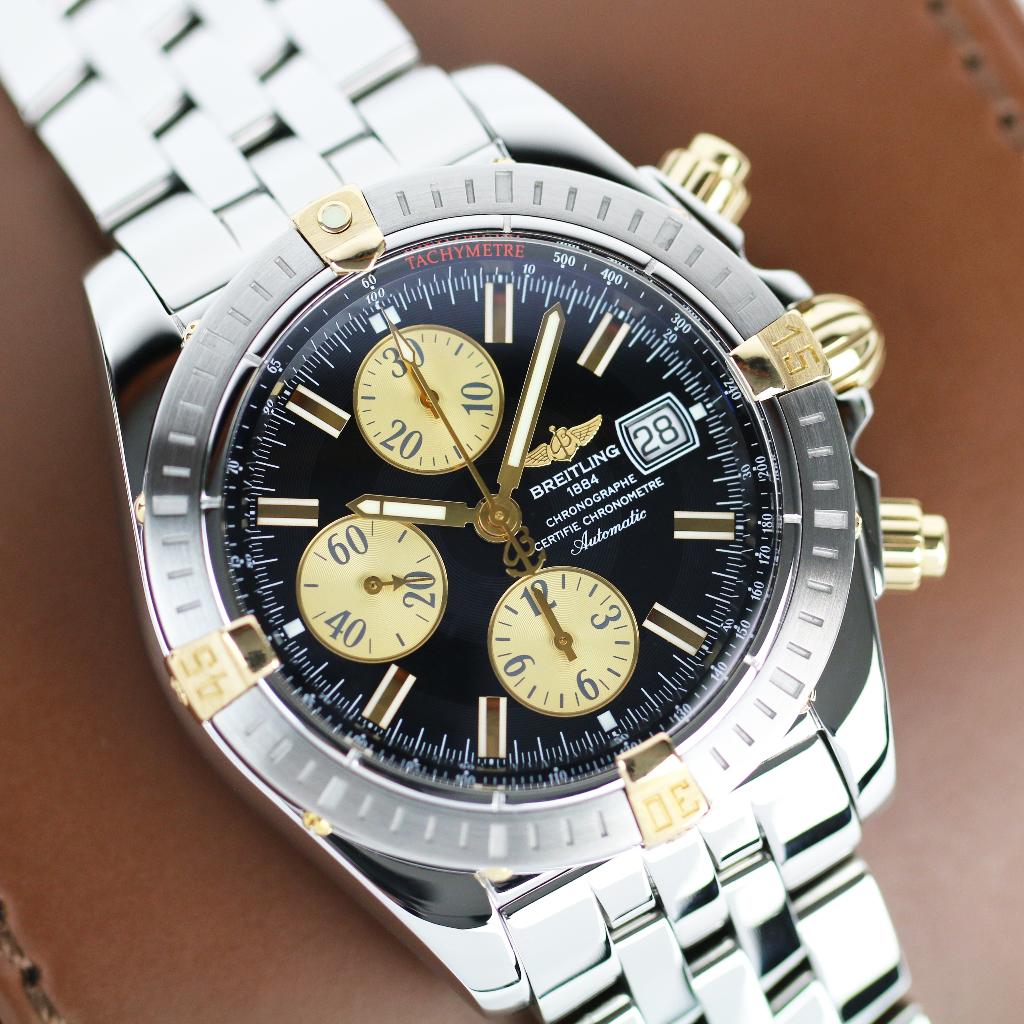 Breitling Chronomat Evolution 44 (Zeer goed/ 2008), Staal, Staal, Breitling, Polshorloge