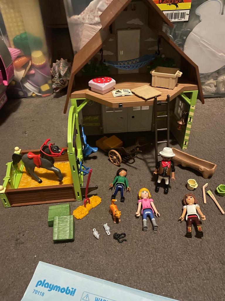 Playmobil 70118 Spirit schuur, Kinderen en Baby's, Speelgoed | Playmobil, Verzenden, Gebruikt, Complete set