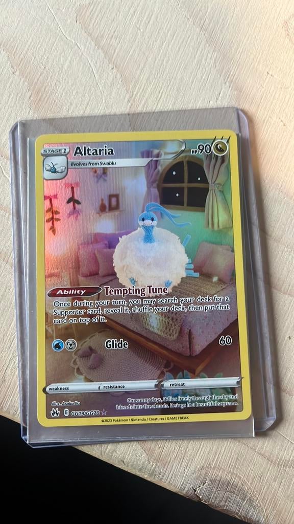 Pokemon kaart, altaria. GEEN SCHADE!!!, Ophalen of Verzenden, Zo goed als nieuw