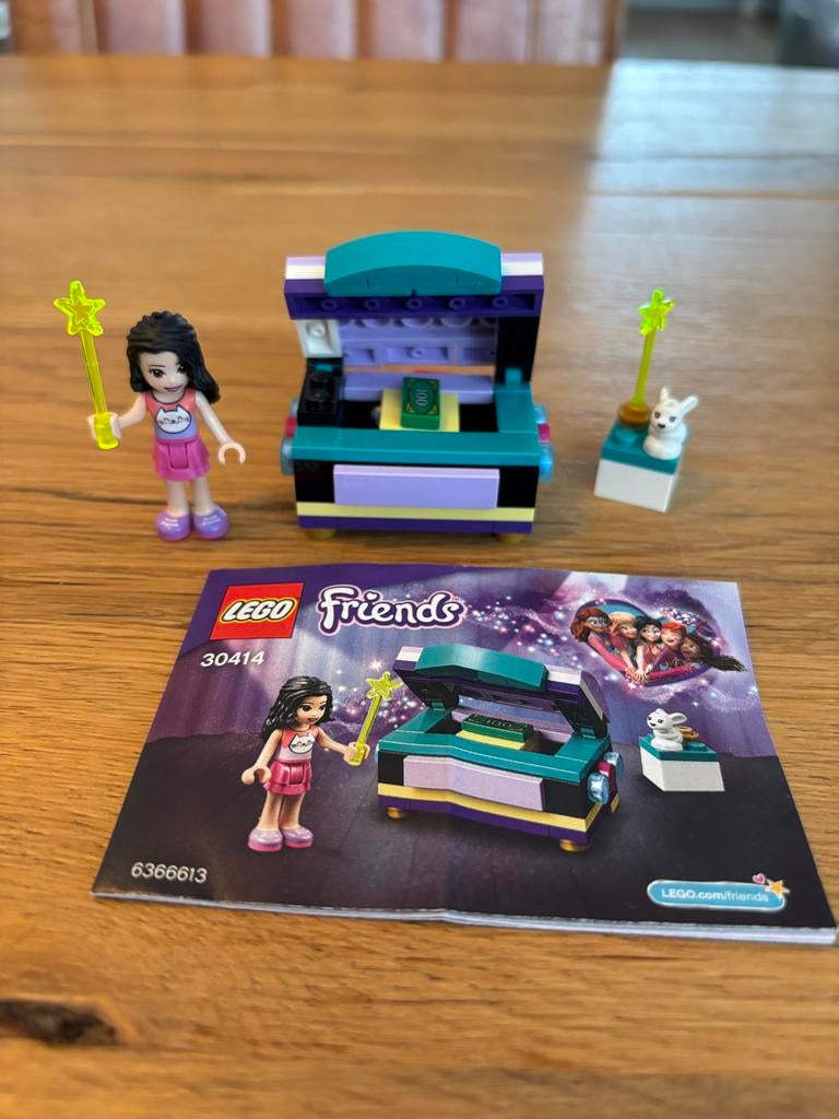 Lego friends 30414 Emma’s magische doos - Compleet!, Ophalen of Verzenden, Zo goed als nieuw, Complete set, Lego