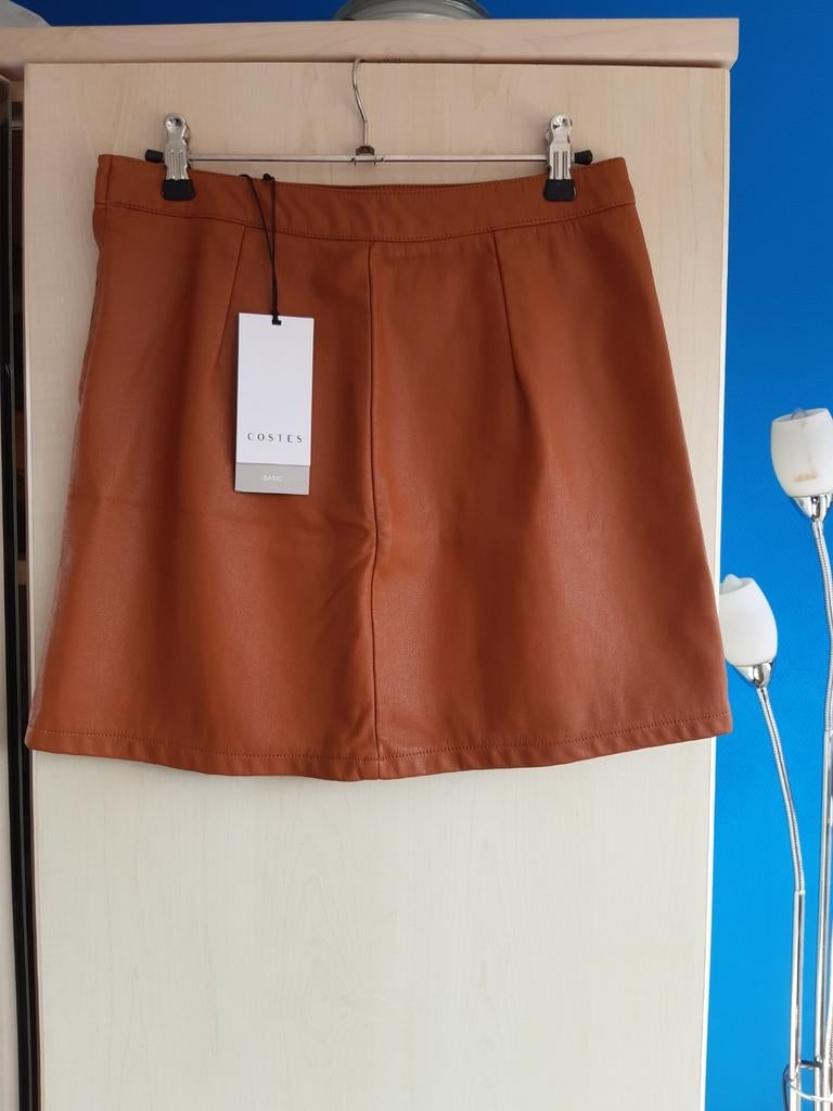Costes fake leren rokje camel maat S nieuw, Bruin, Nieuw, Ophalen of Verzenden, Costes