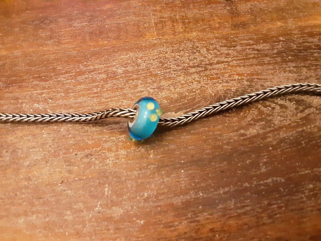 Trollbeads kraal, Sieraden, Tassen en Uiterlijk, Bedels, Zo goed als nieuw, Trollbeads, Glas of Kristal, Ophalen of Verzenden