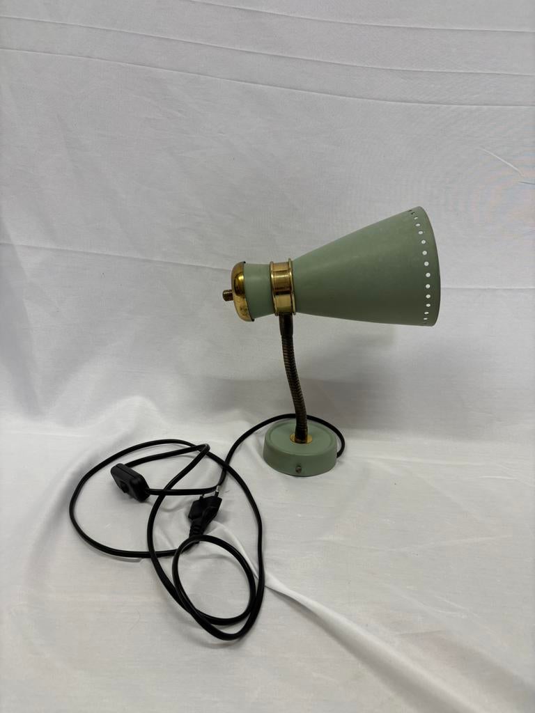 Prachtige vintage jaren '50 design lamp (Stilnovo), Huis en Inrichting, Ophalen of Verzenden, Gebruikt, Metaal