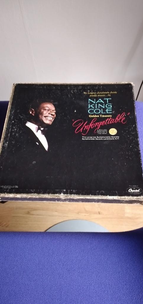 verzamel lp box van nat kingcole, Ophalen of Verzenden, Zo goed als nieuw, Overige formaten, R&B en Soul