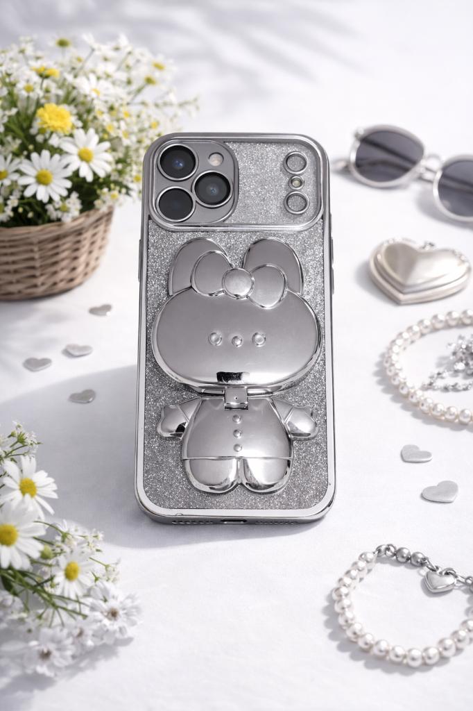 Telefoonhoesje Voor iPhone 17 Pro Zilver, Verzenden, Nieuw, Hoesje of Tasje
