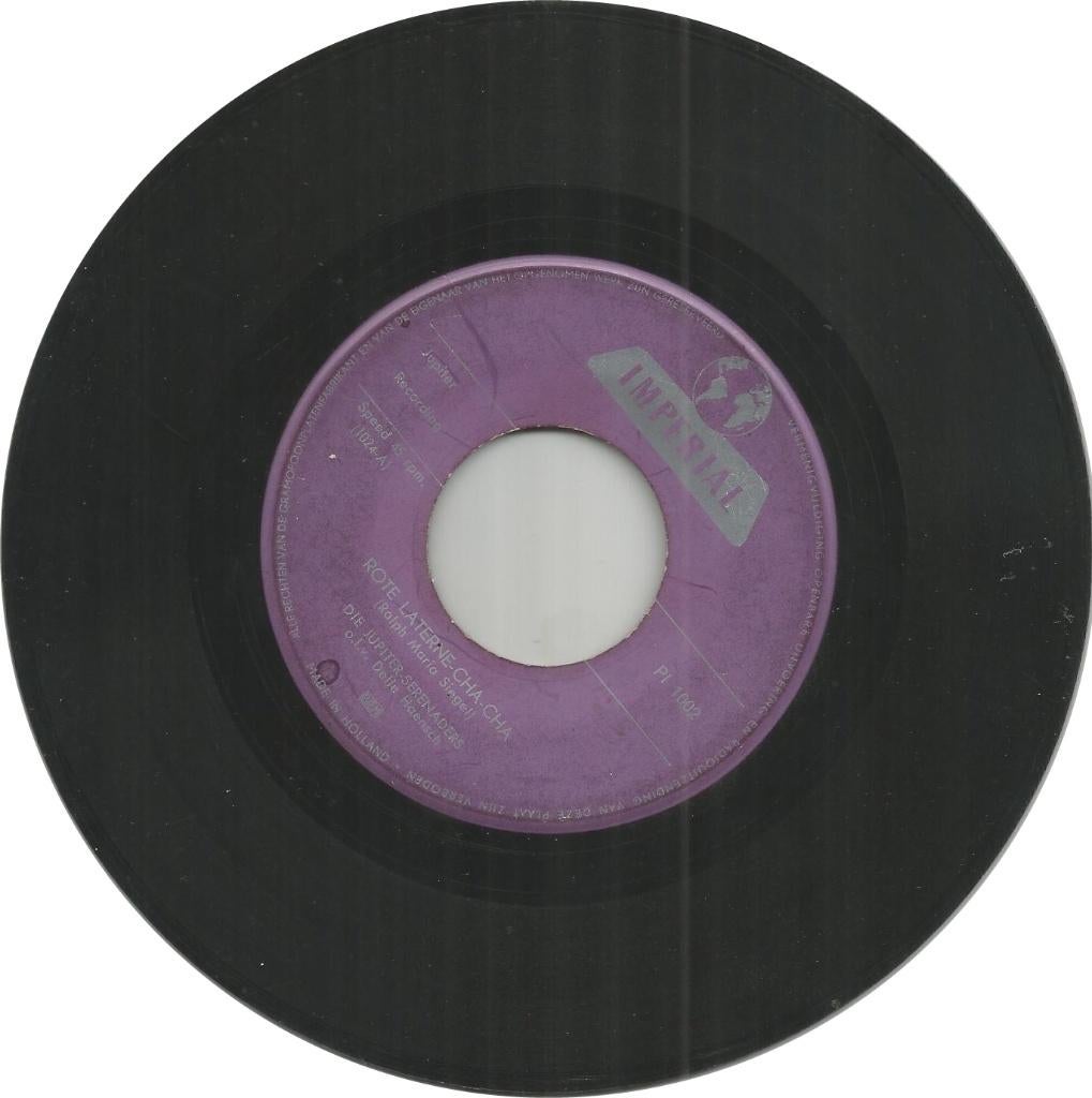 Die Jupiter Serenaders – Rote Laterne-Cha-Cha (1960), Ophalen of Verzenden, Gebruikt, Overige formaten