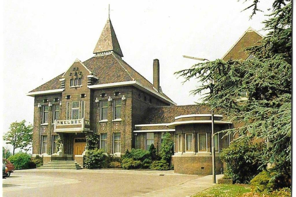 boskoop  stadhuis  art deco 1928, Verzenden, 1960 tot 1980, Ongelopen, Gebouw