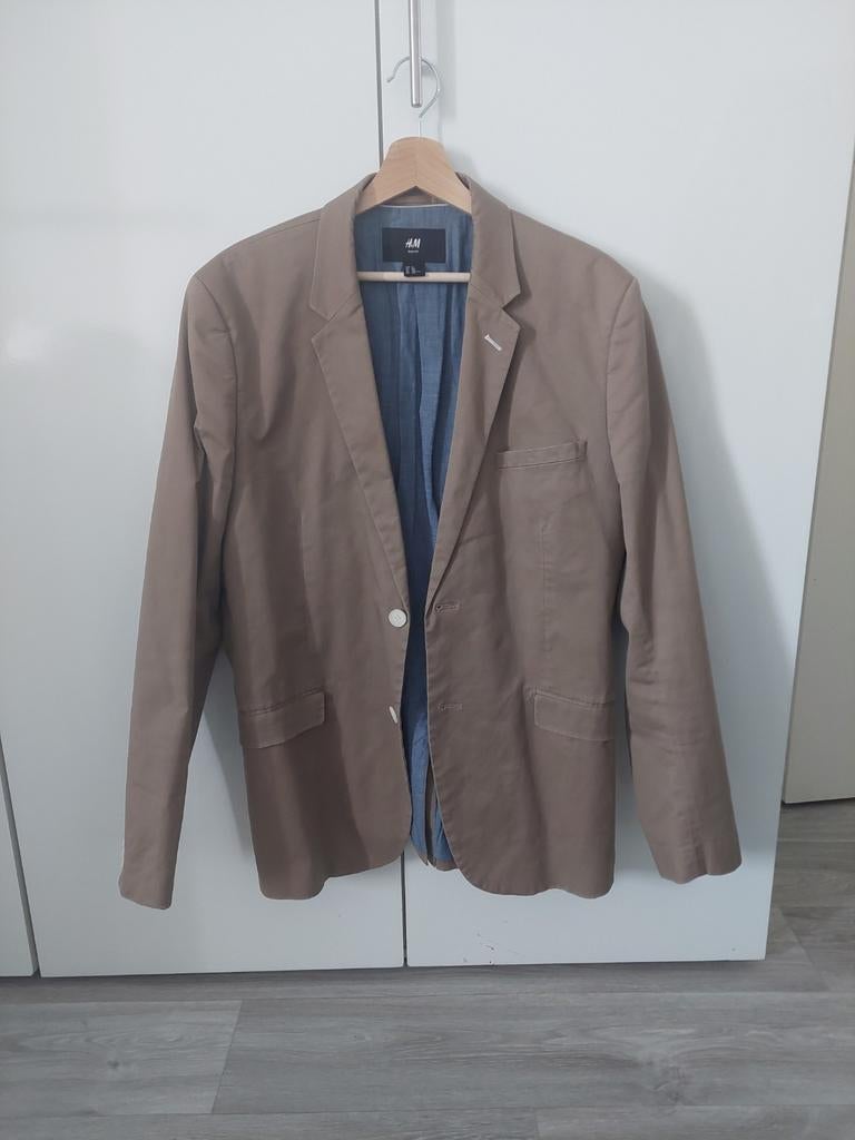 Jacket, H&M, Beige, Ophalen of Verzenden, Zo goed als nieuw