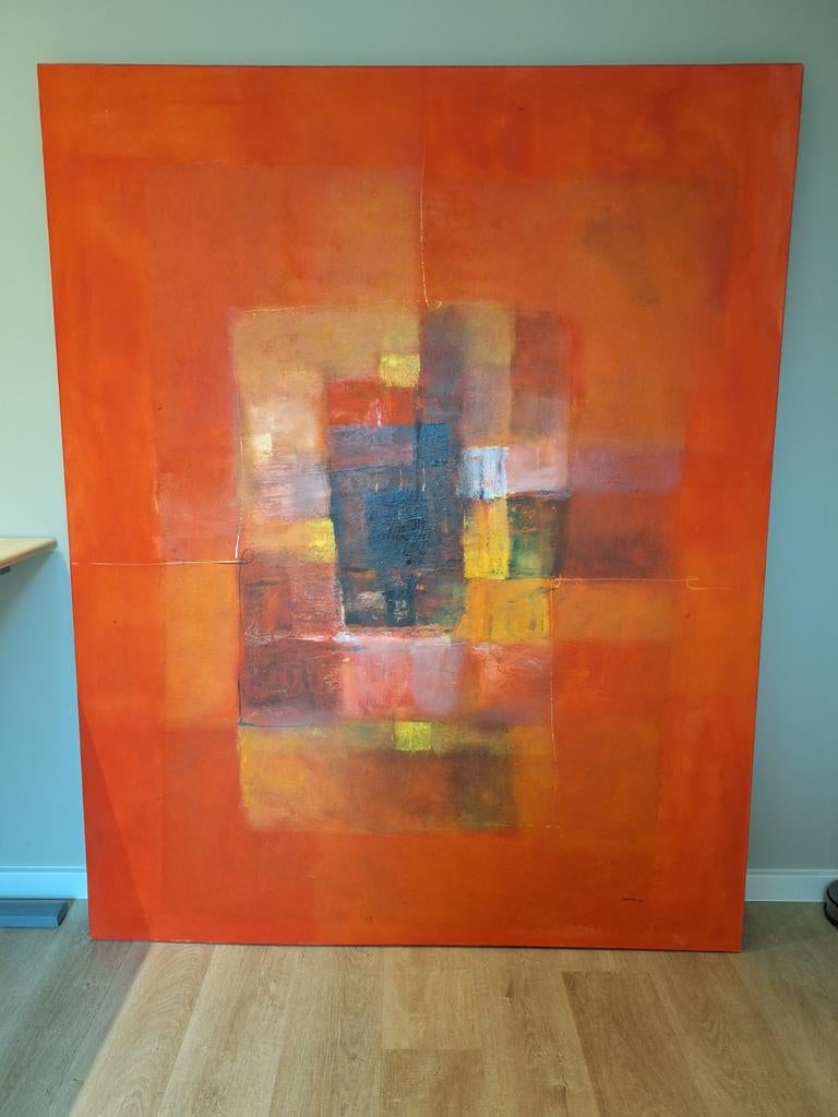 Indonesisch schilderij van Suarsa - 150x120 cm, Antiek en Kunst, Ophalen of Verzenden