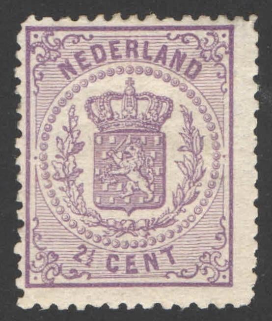 Nederland NVPH nr 18 ongebruikt Rijkswapen 1870, Ophalen of Verzenden, T/m 1940, Postfris