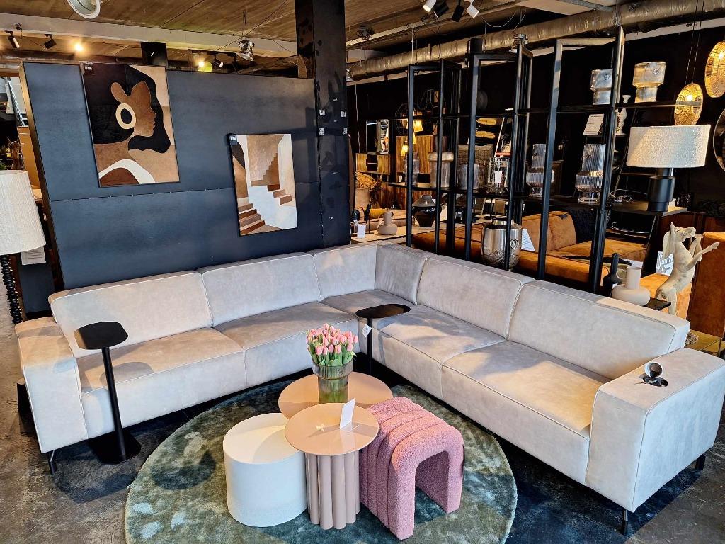 Hoekbank London €1795.- Inclusief 5 jaar totale garantie, Huis en Inrichting, Banken | Bankstellen, 250 tot 300 cm, Overige maten