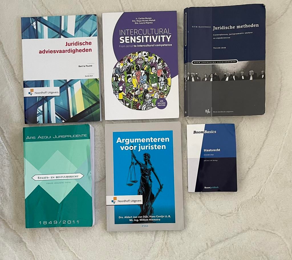 Studieboeken HBO Rechten – complete set, Boeken, Ophalen of Verzenden, Zo goed als nieuw, HBO