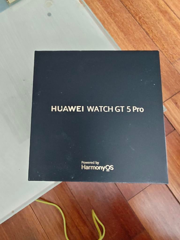 Nieuwe Huawei GT 5 Pro Smartwatch, Sieraden, Tassen en Uiterlijk, Smartwatches, Conditie, Zwart, Nieuw, Ophalen of Verzenden