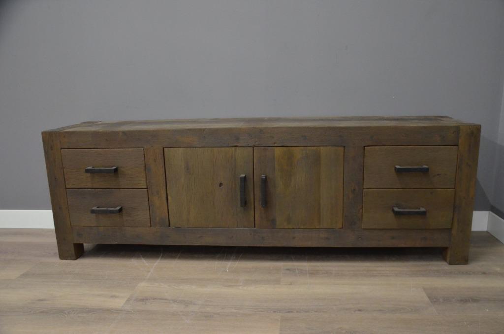 tv meubel 200 cm robuust 4 lades
