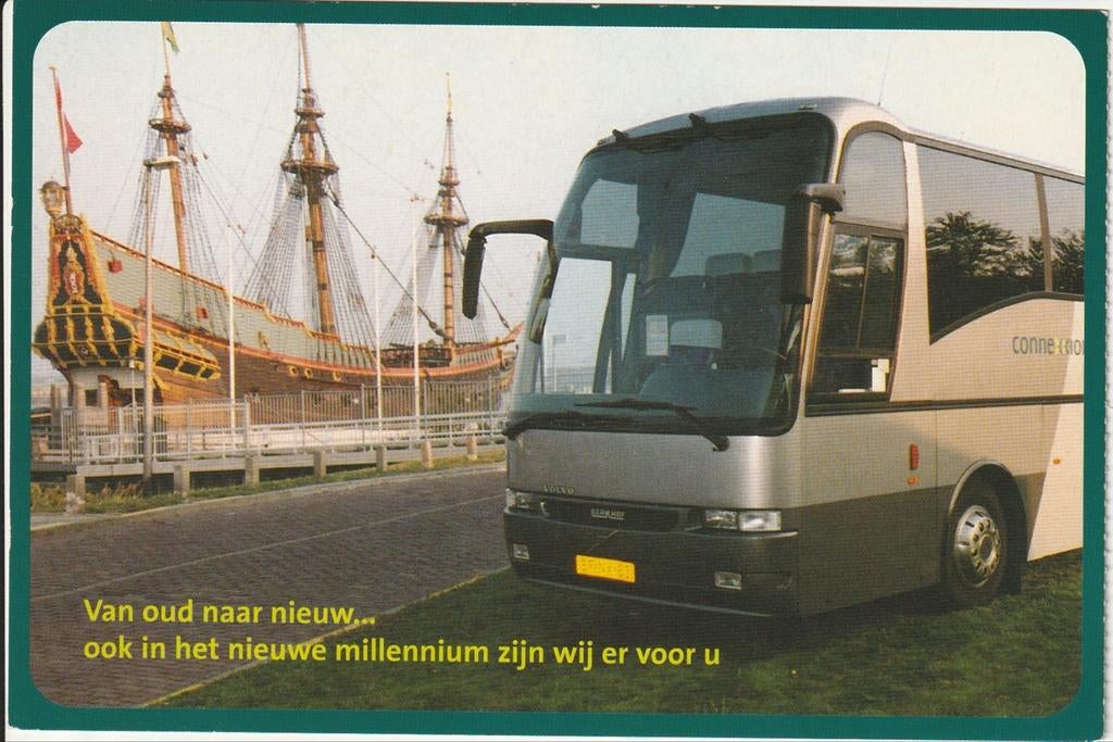 LELYSTAD BATAVIA HAVEN CONNEXXION VOLVO BERKHOF TOURINGCAR, Ophalen of Verzenden, 1980 tot heden, Ongelopen, Flevoland