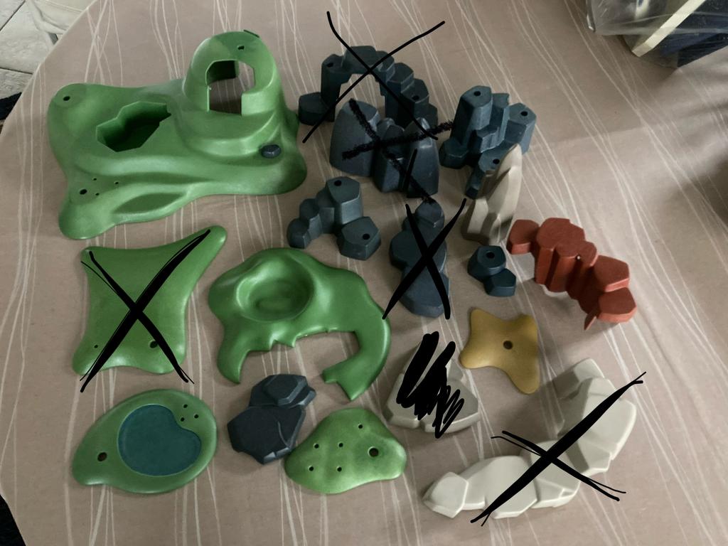 Playmobil rots en groene plaatjes., Ophalen of Verzenden, Zo goed als nieuw, Los playmobil