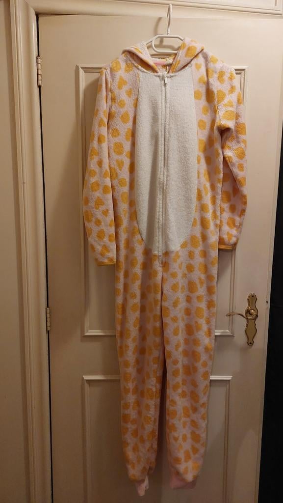 CARNAVAL Giraffe Onesie - Maat 158-164 - Zo goed als nieuw, Onbekend, Ophalen, Zo goed als nieuw, Maat 38/40 (M)
