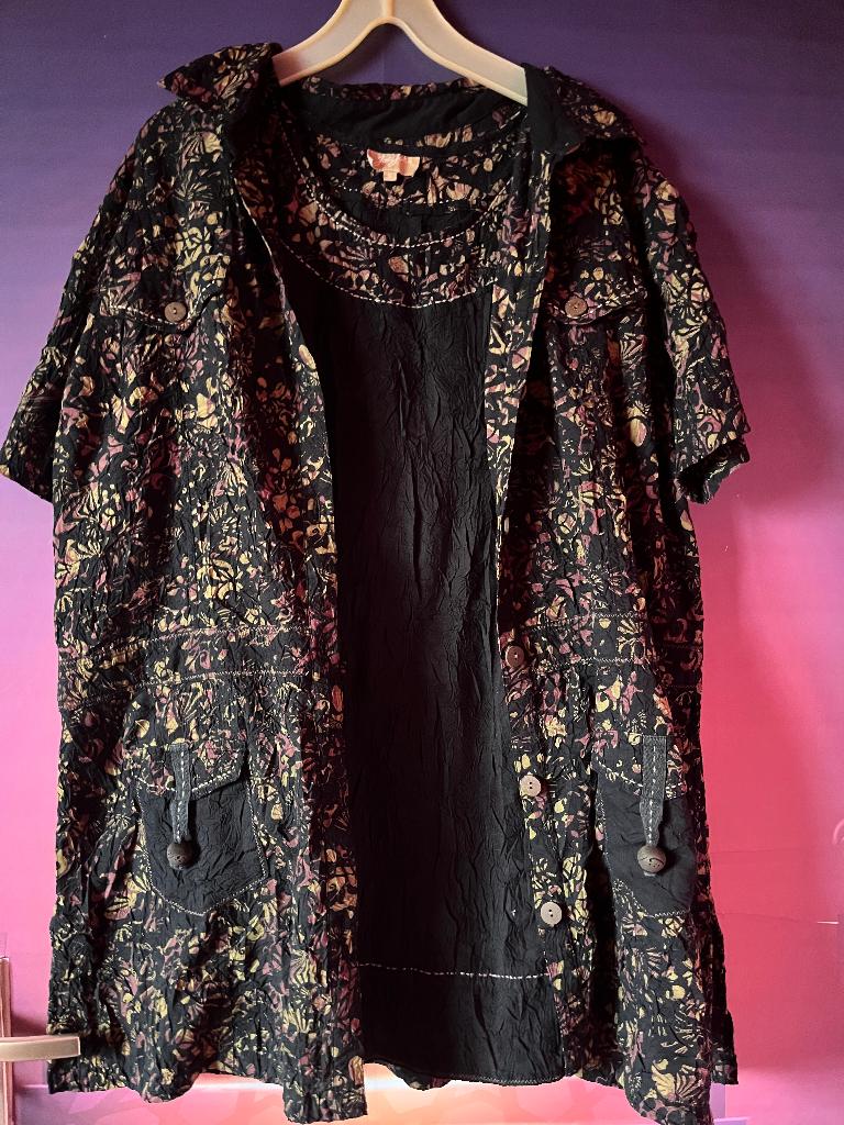 Setje van jurk en bijpassende blouse maat 42/44 nu 26,99€, Kleding | Dames, Overige kleuren, Maat 42/44 (L), Nieuw, Ophalen of Verzenden