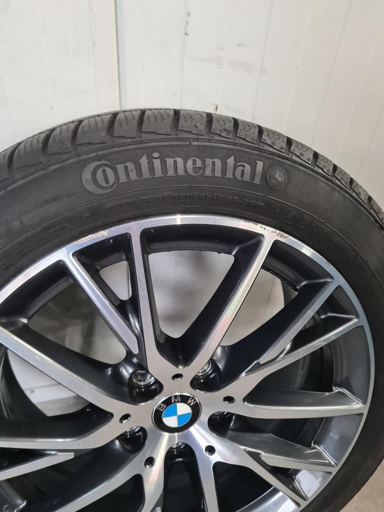 17' BMW 1 2 Serie Styling 489 met winterbanden 7mm+, Banden en Velgen, 17 inch, Personenwagen, 195 mm