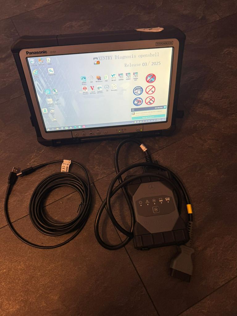 Panasonic tablet Xentry  09/25 Benz groep diagnose, Ophalen of Verzenden, Zo goed als nieuw
