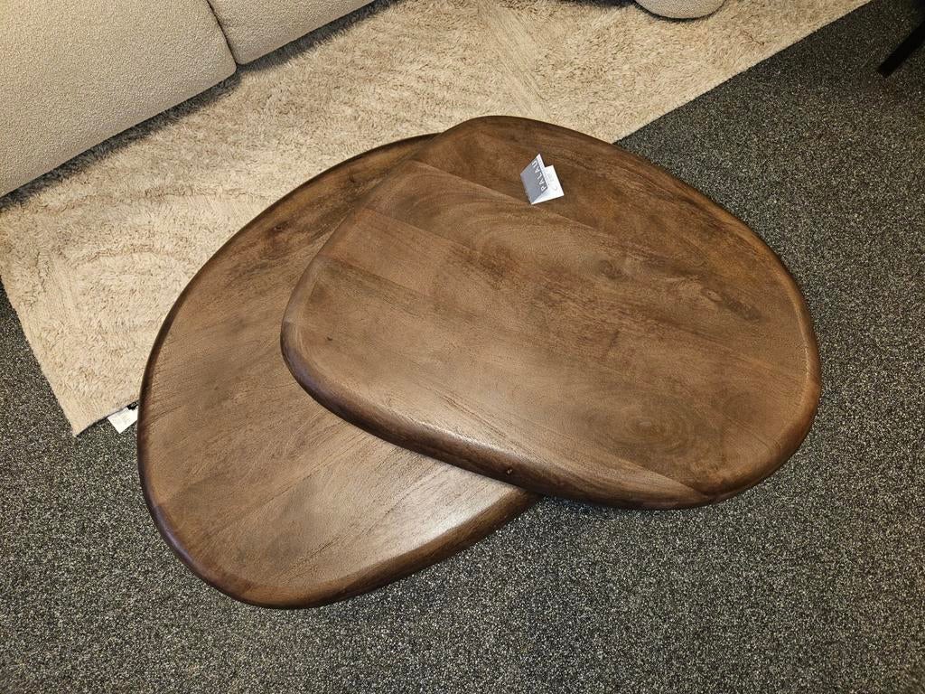 Salontafel KABO licht bruin donker bruin, Ophalen of Verzenden