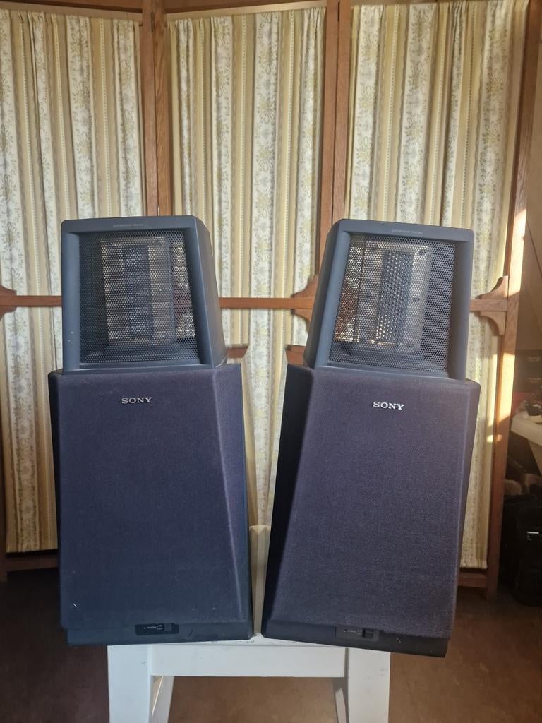 Sony SA-S1 Speakers., Audio, Tv en Foto, Luidsprekers, Zo goed als nieuw, Front, Rear of Stereo speakers, Minder dan 60 watt, Sony