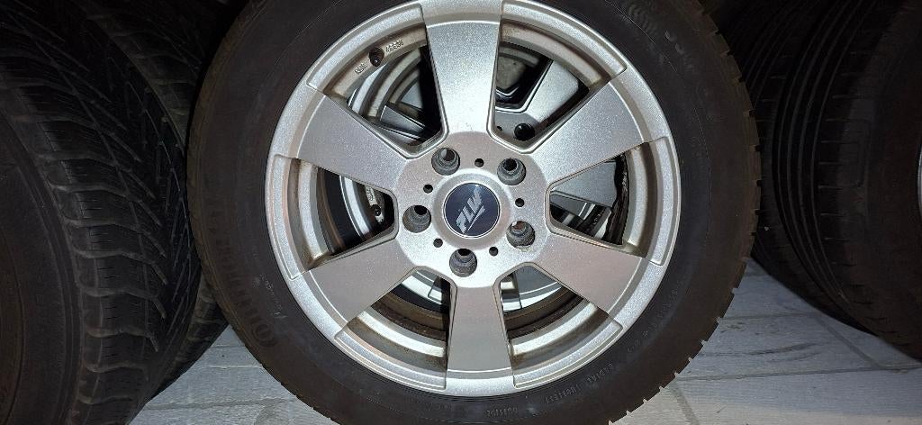 Bmw lichtmetalen winterset, Ophalen, Gebruikt, 16 inch, Banden en Velgen