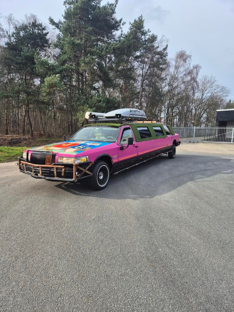 Lincoln Town Car Towncar 1996 Wit, Auto's, Lincoln, Achterwielaandrijving, 8 cilinders, Town Car, Leder