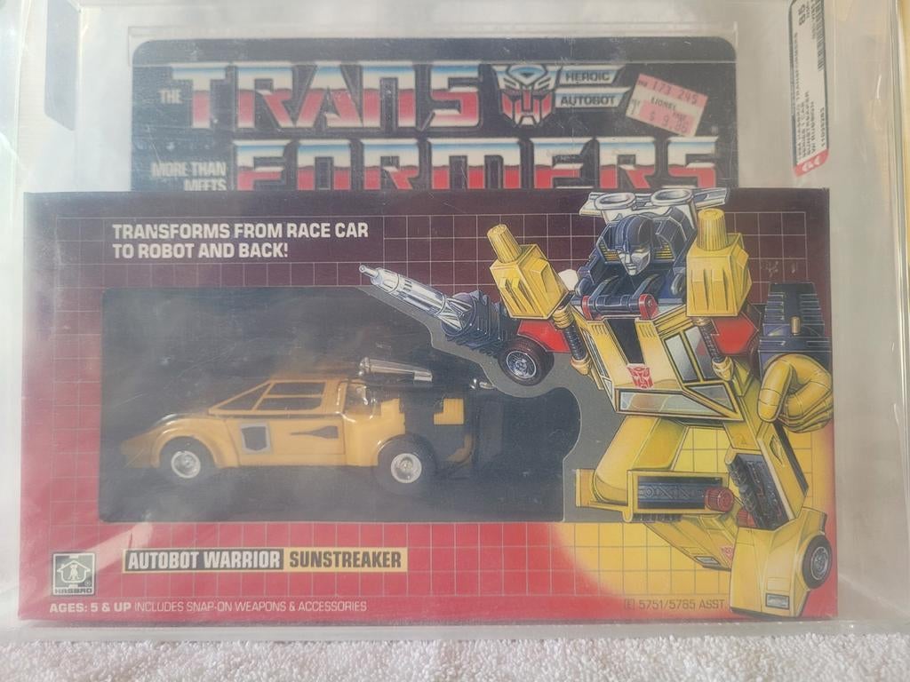 G1 transformers sunstreaker afa 85, Verzamelen, Transformers, G1, Ophalen of Verzenden, Zo goed als nieuw, Autobots