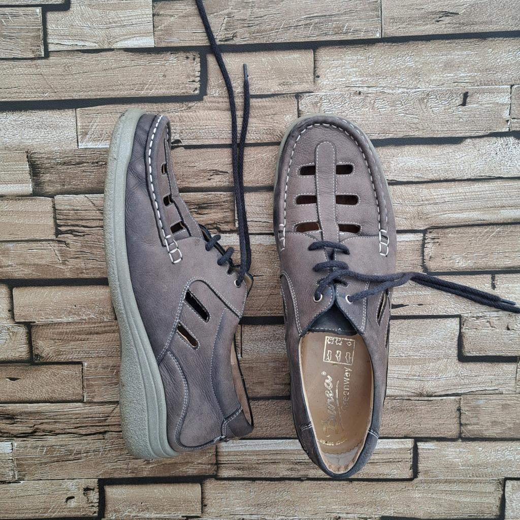Durea- sportieve leren schoenen, 38,5, Durea, Bruin, Verzenden, Sandalen of Muiltjes