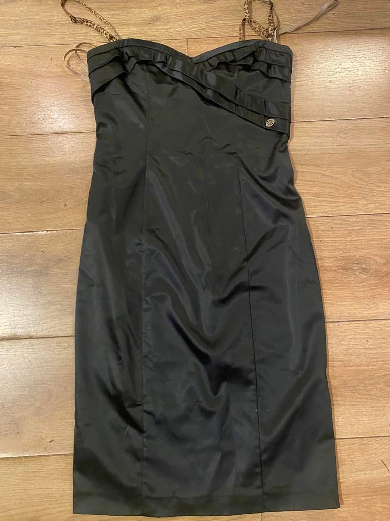 Designersdress John Galliano mt 33/44, Zwart, Maat 42/44 (L), Ophalen of Verzenden, Zo goed als nieuw