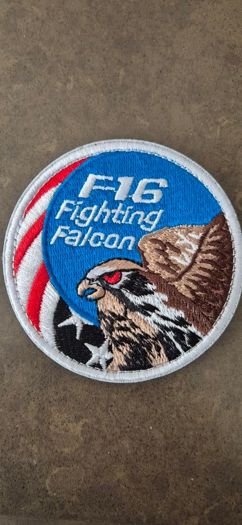Swirl F16 USA, Verzenden, Zo goed als nieuw, Patch, Badge of Embleem