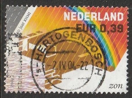 Nederland 2004 2249 KNMI Zon, Gest Den Bosch, Postzegels en Munten, Ophalen of Verzenden, Na 1940, Gestempeld