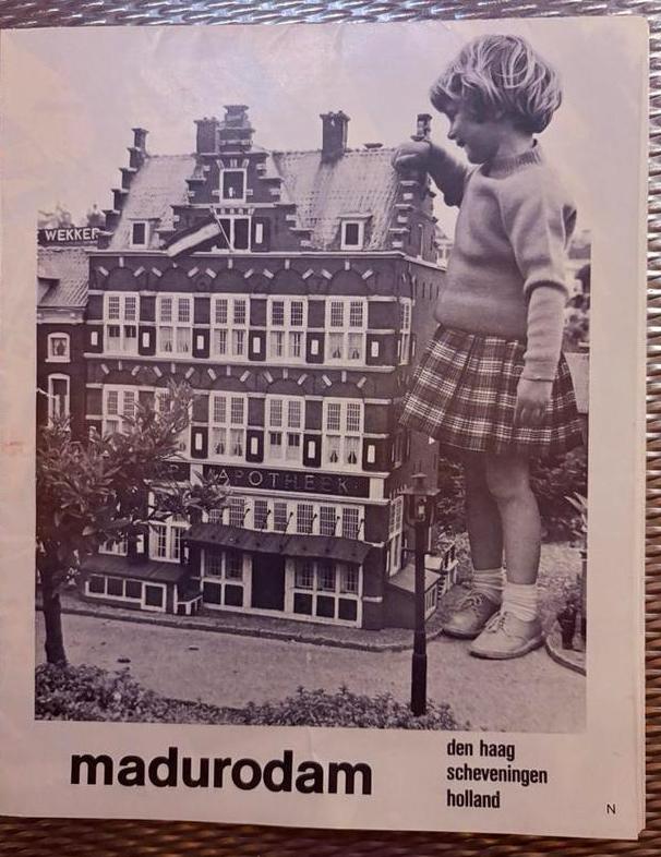 Madurodam Informatie Folder en plattegrond uit  1971, Ophalen, 1960 tot 1980, Nederland, Knipsel(s)