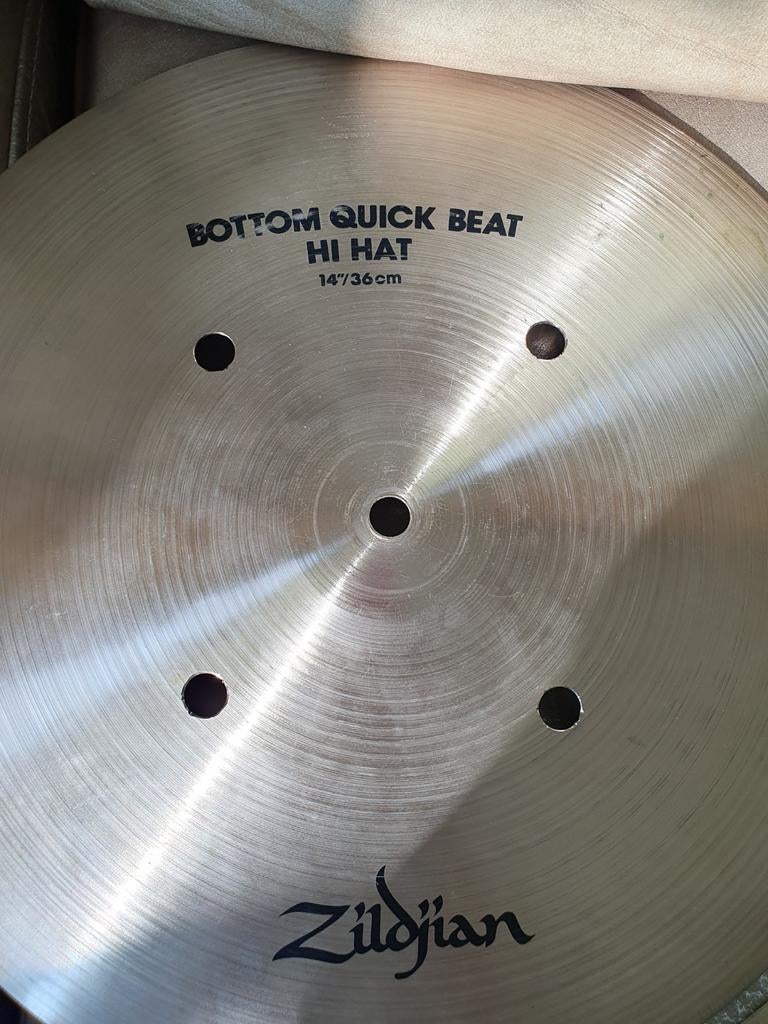 Zildjian Quick Beat Hi-Hat set, 14 inch (36 cm)., Ophalen, Zo goed als nieuw, Overige merken