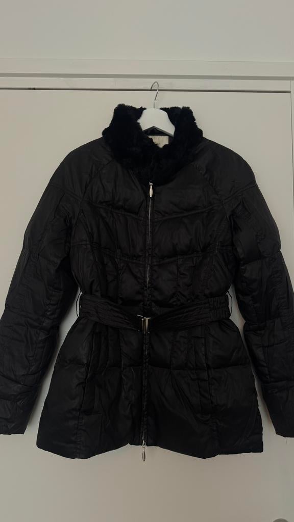 Zwarte winterjas / Black winter jacket, Kleding | Dames, Jassen | Winter, Maat 38/40 (M), Zwart, Ophalen of Verzenden, Zo goed als nieuw